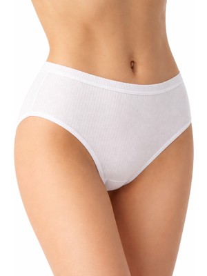 Kadın %100 Pamuk Ribana Fitilli Bato Bikini Külot 5’li Set – Siyah, Beyaz, Ten