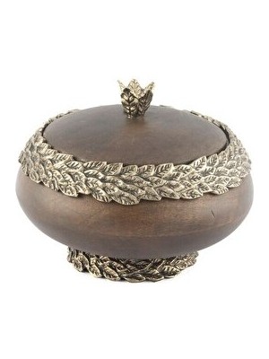 Mikasa Moor Ahşap Kutu Antik Gold Kapaklı 20X15 cm 804239