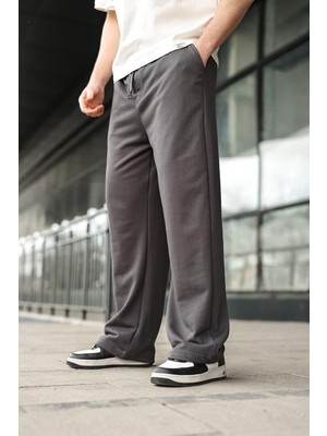 Madmext Füme Rahat Kesim Bol Paça Erkek Eşofman Altı E6589