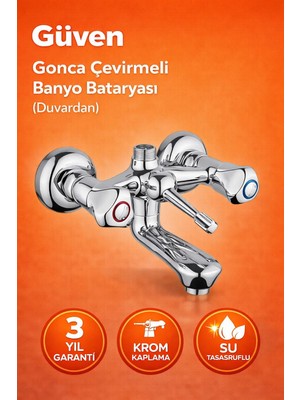 Güven Gonca Banyo Bataryası(Çevirmeli)