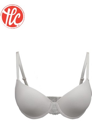 Eros 1150 Kadın Düz Cup Dantel Detaylı Kulaklı Sütyen Takım