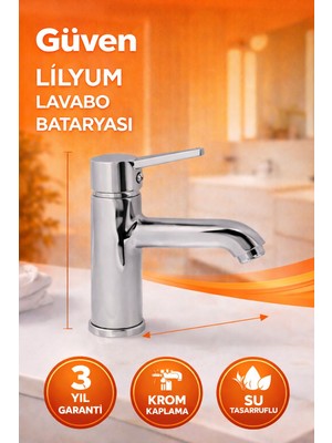 Güven Lilyum Lavabo Bataryası