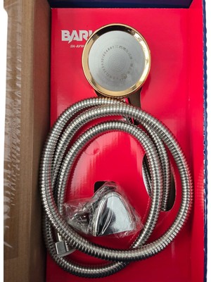 Barlas Duş Seti Krom-Bronz