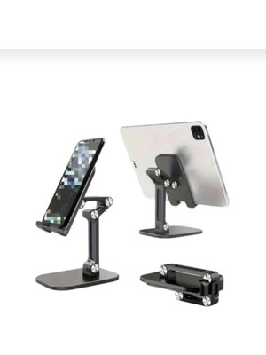 Evinizin Vitrini Katlanabilir Dönebilir Taşınabilir Masaüstü Telefon ve Tablet Tutucu