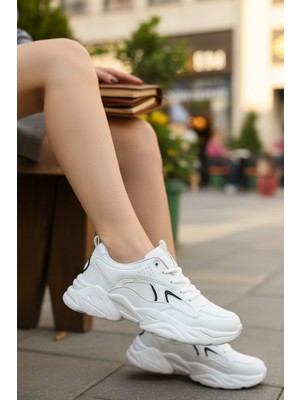 Enoch Kadın Destekli Taban Bağcıklı Spor Ayakkabı