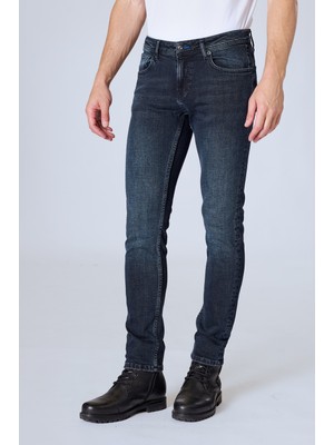 Twister Panama x 815-10 Sky Blue Likralı Dar Kesim Erkek Kot Pantolon K.lacivert