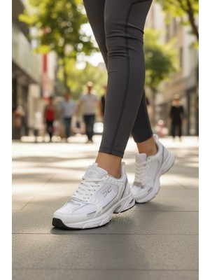 Enoch Kadın Ortopedik File Detaylı Fonksiyonel Taban Spor Ayakkabı