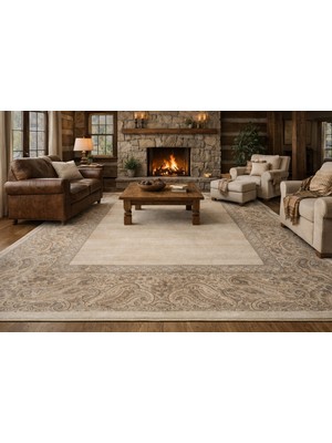 Luxess Halı Roma 1162 Gri Modern Salon Halısı