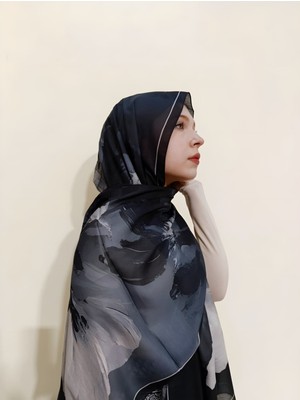 Esima Butik Şakayık Seri Degrade Pamuk Şal