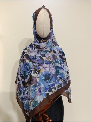 Esima Butik Batik Çiçek Desen  Pamuk Şal