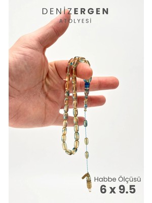 Deniz Ergen Tesbih Imzalı Sıkma Kapsül Kesim Tesbih Bakalit Sistem Takımlı Erkek Hediyelik Hareli Tespih