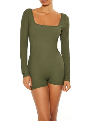 F21 Active Sırt Dekolteli Tulum