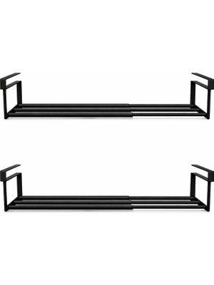 Microcase Dolap Içi Ekstra Alan Için Metal Ayakkabı Standı 10X20X40-65CM 2 Adet AL5457