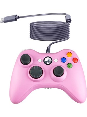 Crk Tech Xbox 360 & Pc Uyumlu Tak Çalıştır Kablolu Gamepad Oyun Kolu Wired Joystıck