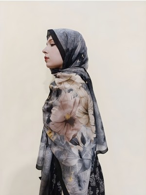 Esima Butik Anemon Desen Pamuk Şal