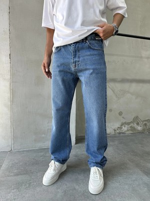 Difransel Jeans Erkek Loose Fit Baggy Jean