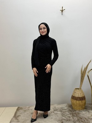 JOOQSTORE Full Taşlı Elbise