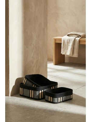 Acar Bambu 3 'lü Sepet Yeşil