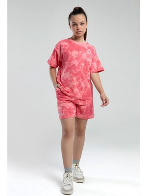 Kappa 362415 Kız Çocuk Tie-Dye Şort Bermuda Pijama Takım