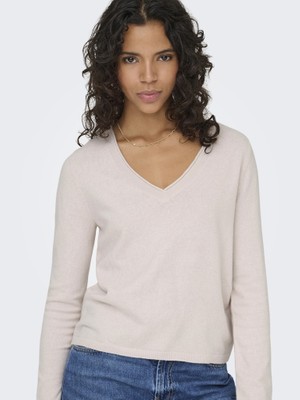Only Onlloyal Ls V-Neck Pullo Knt Noos 15368957