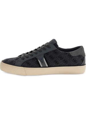 Guess Erkek Davor Deri Sneaker - Siyah