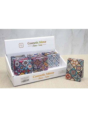 İntora Taşlı El Aynası Dikdörtgen Ince