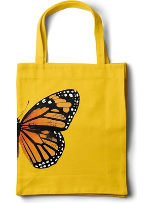 INKD Gabardin Bez Çanta – Kelebek Tasarım - 35X40