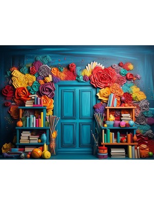 Promisebackdrop2 200X250CM Ek Dikişli Okul Etkinlik Panoları , Mezuniyet, Okul Ilk Günü, Okula Dönüş Panoları