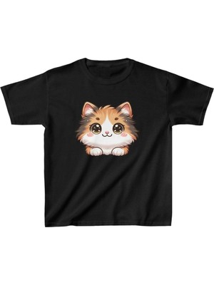 Glam Love Baskılı T-Shirt - Siyah -