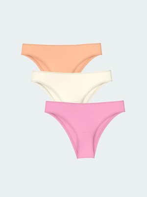 Lc Waikiki Yeni Sezon Düz Brazilian Külot 3'lü