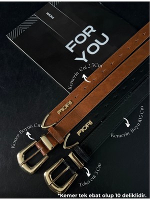 Fiori Köprü Toka Uç Takım Kadın Pantolon Kemeri, Ceket Kemeri, Elbise Kemeri, Gömlek Kemeri