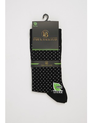 Faruk Balkanas 3 Adet Bambu Uzun Desenli Çorap