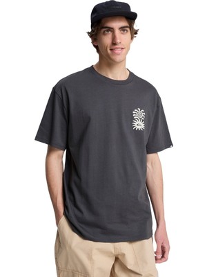 Belirtilmemiş Quiksilver Evo Blossom Of Erkek Siyah Tişört