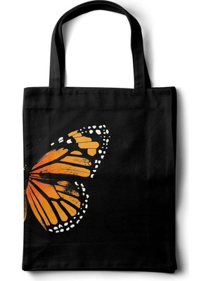 INKD Gabardin Bez Çanta – Kelebek Tasarım - 35X40