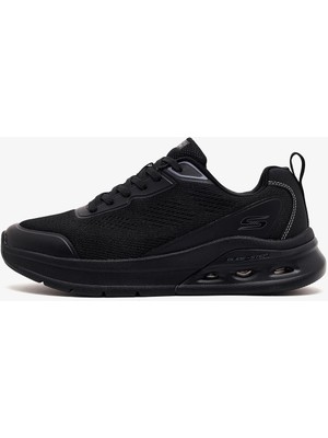 Skechers Erkek Bobs Arc Waves 2.0 Geometrik Tabanlı File Spor Ayakkabı - Siyah Hafif ve Esnek Tasarım