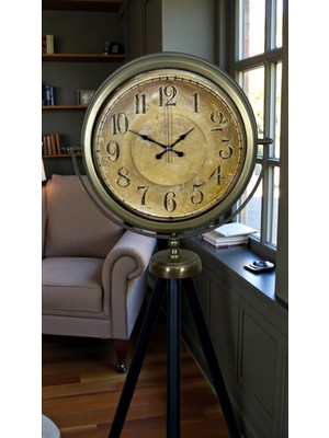 Çetiner Group Antique Heritage Eskitme Tripod Ayaklı Saat