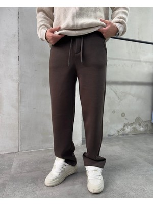 Difransel Jeans Erkek Basic Şardonlu Baggy Eşofman Altı