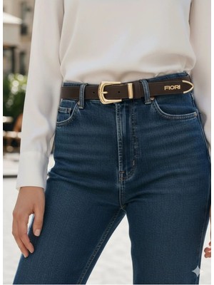 Fiori Köprü Toka Uç Takım Kadın Pantolon Kemeri, Ceket Kemeri, Elbise Kemeri, Gömlek Kemeri