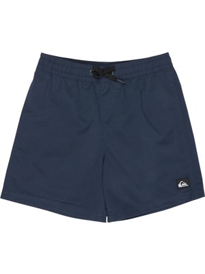 Quiksilver Evd Solid Erkek Çocuk Mavi Volley Short