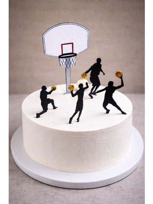 Nana Art Basketbol Pasta Süsü 5' Li Set