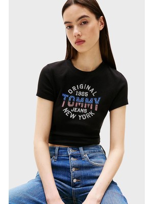 Tommy Hilfiger Tjw Slım Sh Tommy Ny Rıb Tee T-Shirt
