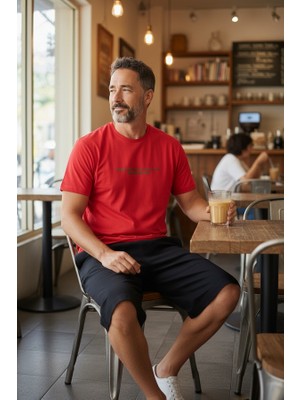 Renk Yapı Rüyası Erkek Pijama Takımı Kısa Kollu Şortlu Pamuklu Erkek Pijama Takımı