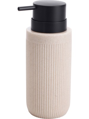 Arow Pietra Lüks Modern Sıvı Sabunluk - Naturel Mermer Görünümlü, 17.4 cm