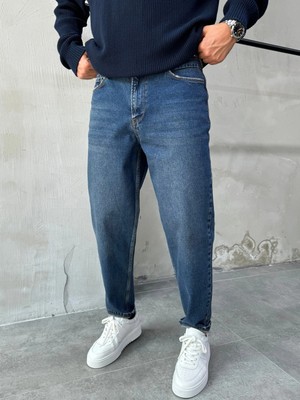 Difransel Jeans Erkek Rahat/fit Kalıp Boyfriend Jean Pantolon