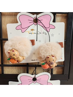 Moda Rüyası Capybara Figürlü Çıtçıtlı Kız Çocuk Toka