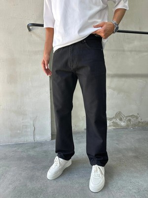 Difransel Jeans Erkek Streetwear Loosefit Baggy Pantolon
