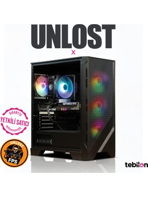 Tebilon UNLOST X-Amd Ryzen 7500X3D-MSI Pro B840M-MSI Rtx 5070 Gamıng Trıo 12GB-16GB-1TB Ssd-Oem Paket