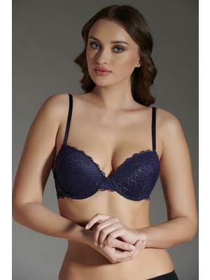 New Bra 8125 Kadın Dantelli Destekli Sütyen