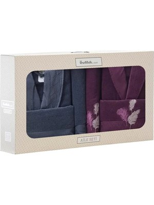 Özdilek Golden Palm Antrasit-Mürdüm Aile Seti