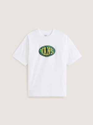 Vans WORLDWIDE94 Ss Tee Erkek Beyaz T-Shirt - VN000SX2